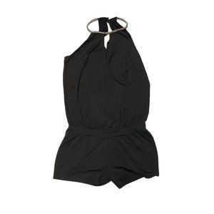 ARK CO. BLACK STUDDED ROMPER
